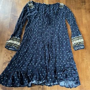 American Eagle Boho Long Sleeve Dress Medium